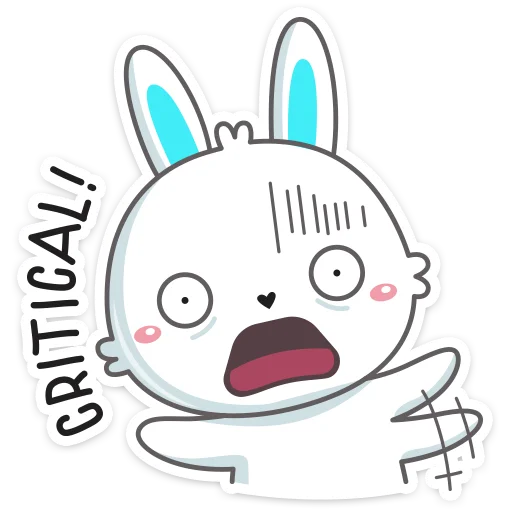 🥵 Стикер «Кролик Олег» для Telegram