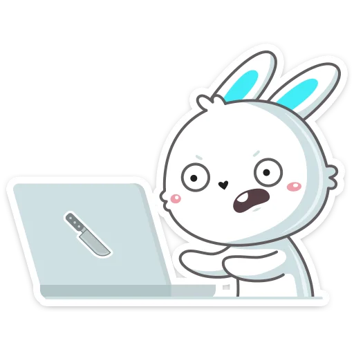 💻 Стикер «Кролик Олег» для Telegram
