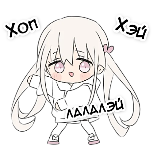 💃 Стикер «тяночка» для Telegram