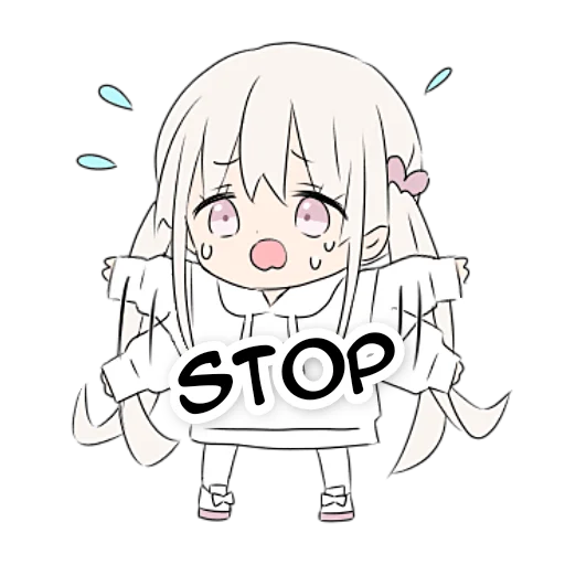 🚫 Стикер «тяночка» для Telegram