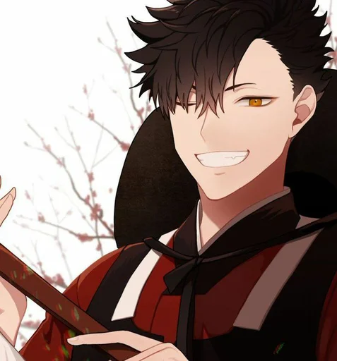🥵 Стикер «Kuroo tetsuro (Haikyuu!!)» для Telegram
