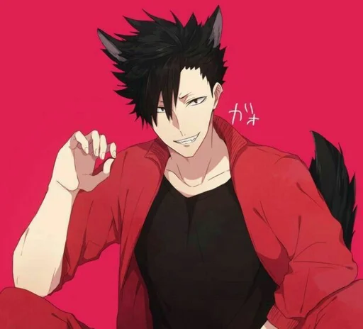 🥵 Стикер «Kuroo tetsuro (Haikyuu!!)» для Telegram