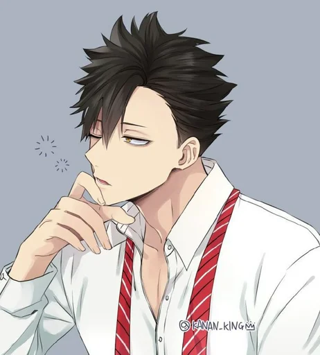 🥵 Стикер «Kuroo tetsuro (Haikyuu!!)» для Telegram