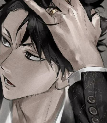 🥵 Стикер «Kuroo tetsuro (Haikyuu!!)» для Telegram