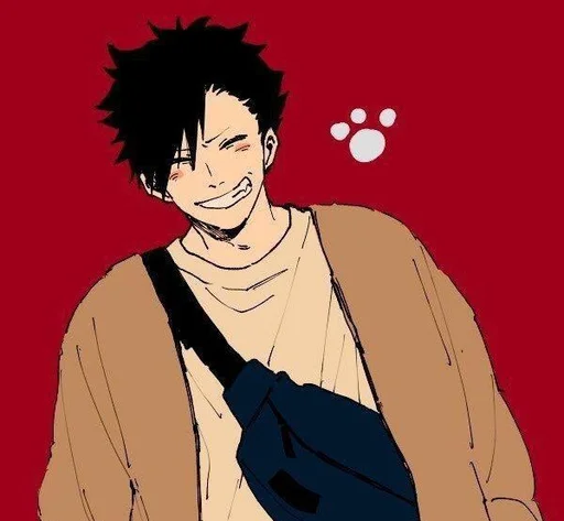 🥵 Стикер «Kuroo tetsuro (Haikyuu!!)» для Telegram