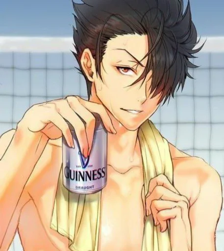 🥵 Стикер «Kuroo tetsuro (Haikyuu!!)» для Telegram