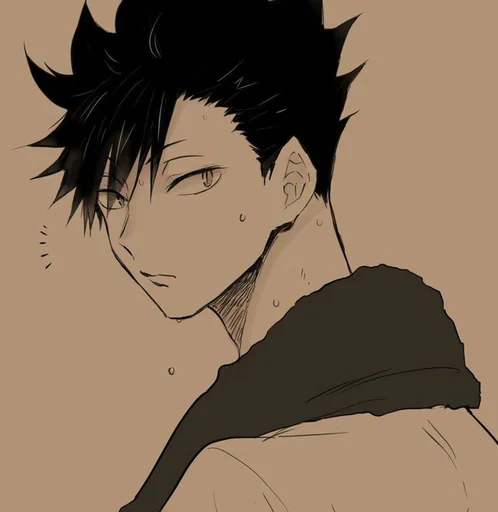 🥵 Стикер «Kuroo tetsuro (Haikyuu!!)» для Telegram