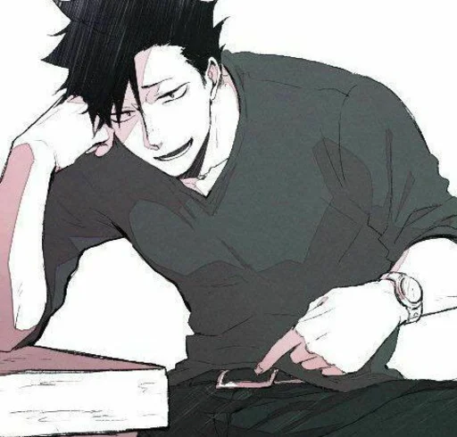 🥵 Стикер «Kuroo tetsuro (Haikyuu!!)» для Telegram