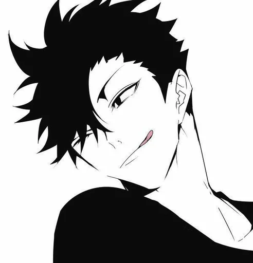 🥵 Стикер «Kuroo tetsuro (Haikyuu!!)» для Telegram