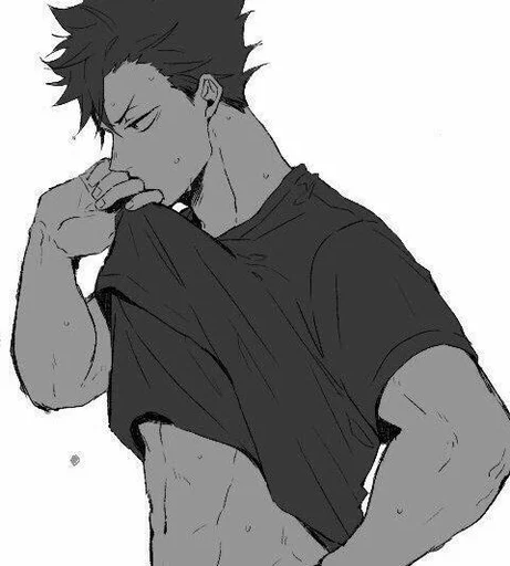 🥵 Стикер «Kuroo tetsuro (Haikyuu!!)» для Telegram