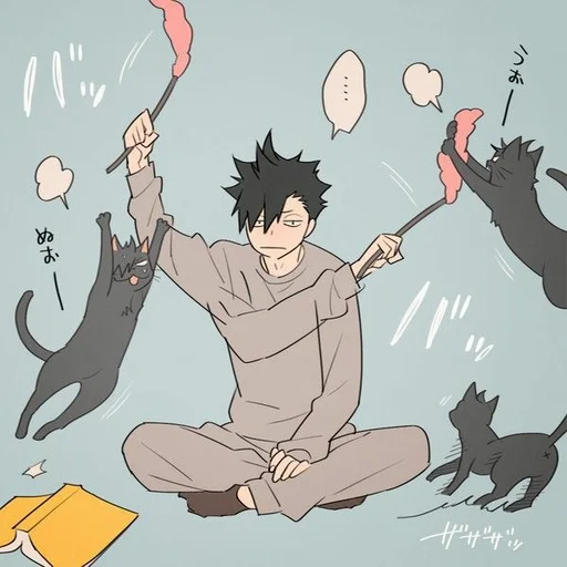 🥵 Стикер «Kuroo tetsuro (Haikyuu!!)» для Telegram