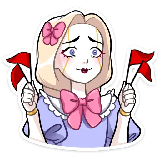 🚩 Стикер «Алиса без надписей» для Telegram