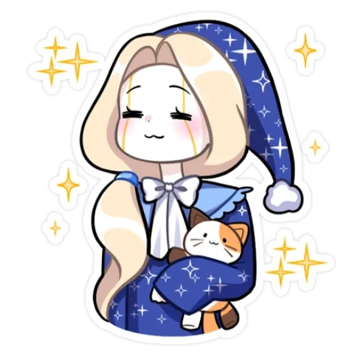 😴 Стикер «Алиса без надписей» для Telegram