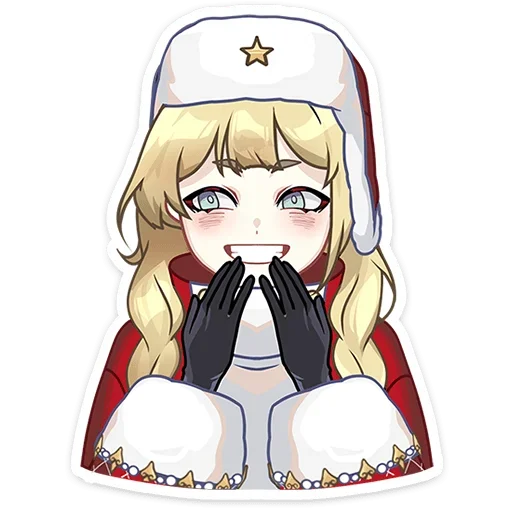 🤭 Стикер «Аня без надписей» для Telegram