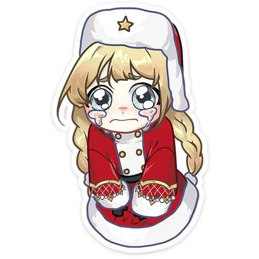 😭 Стикер «Аня без надписей» для Telegram