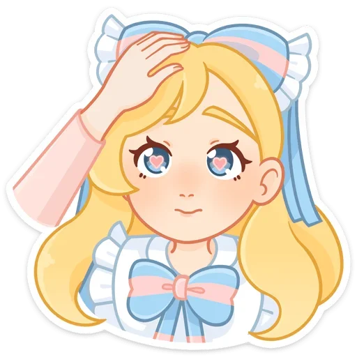 😍 Стикер «Долли без надписей» для Telegram