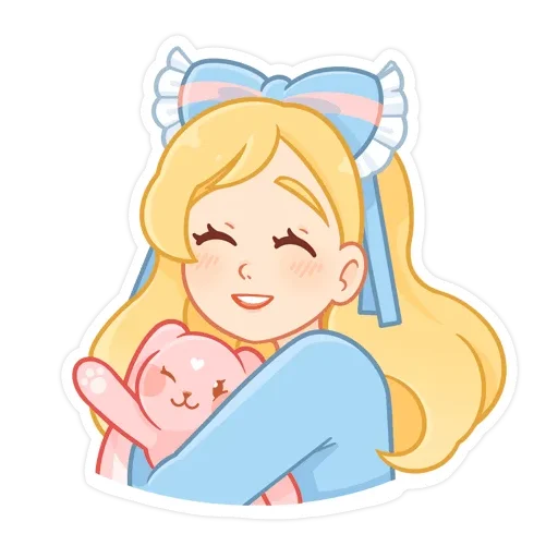😄 Стикер «Долли без надписей» для Telegram