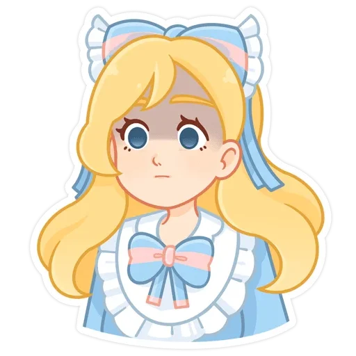 😳 Стикер «Долли без надписей» для Telegram