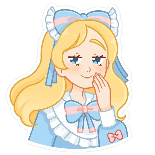 😅 Стикер «Долли без надписей» для Telegram