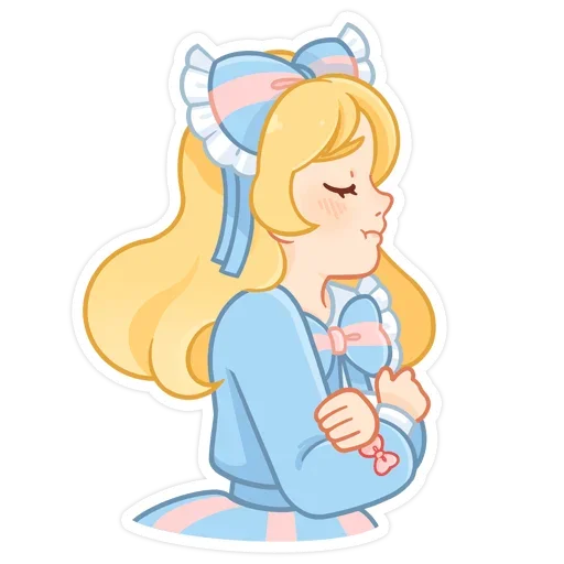 ❌ Стикер «Долли без надписей» для Telegram
