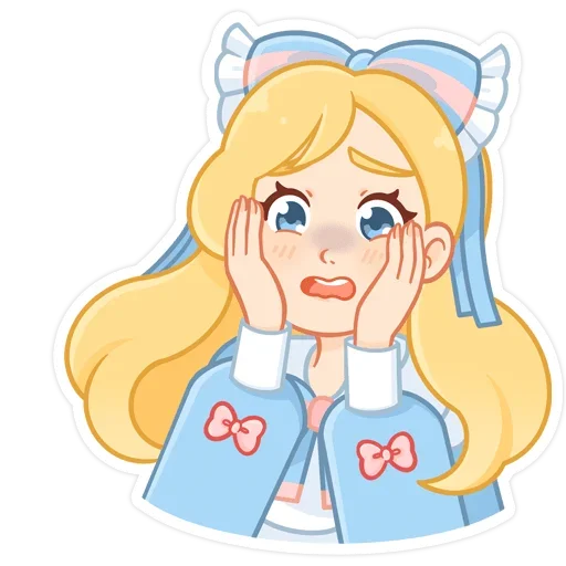 😳 Стикер «Долли без надписей» для Telegram