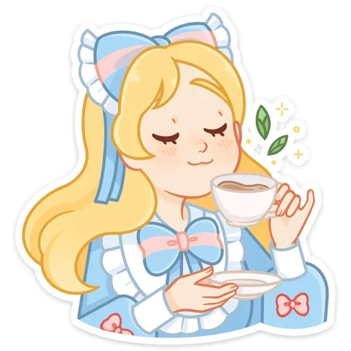 ☕ Стикер «Долли без надписей» для Telegram