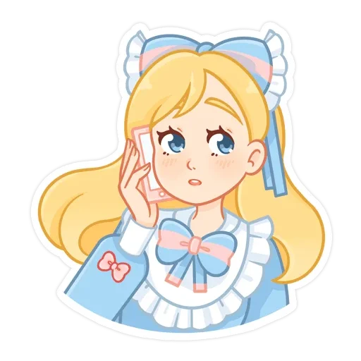 📱 Стикер «Долли без надписей» для Telegram
