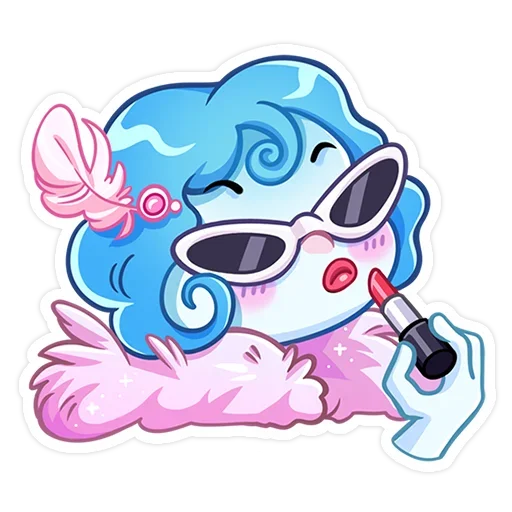😎 Стикер «Дженни без надписей» для Telegram