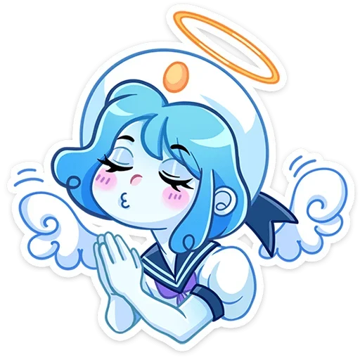 😇 Стикер «Дженни без надписей» для Telegram