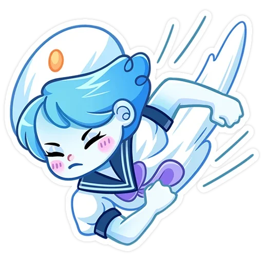 🏃‍♀ Стикер «Дженни без надписей» для Telegram