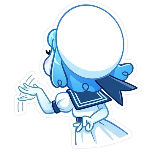 😑 Стикер «Дженни без надписей» для Telegram