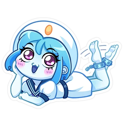 ☺ Стикер «Дженни без надписей» для Telegram