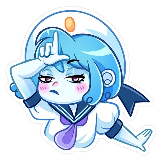😒 Стикер «Дженни без надписей» для Telegram