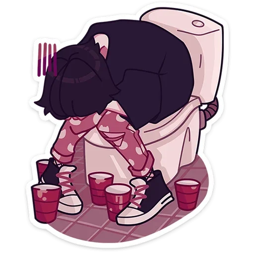 🚽 Стикер «Кортни без надписей» для Telegram