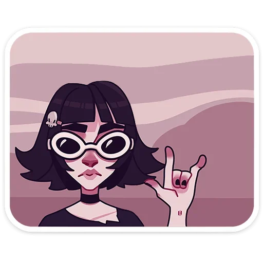 🤟 Стикер «Кортни без надписей» для Telegram