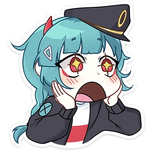 🤩 Стикер «Kou Коу» для Telegram