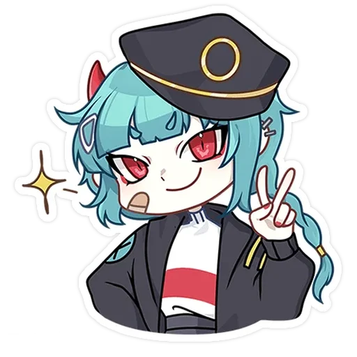 ✌ Стикер «Kou Коу» для Telegram