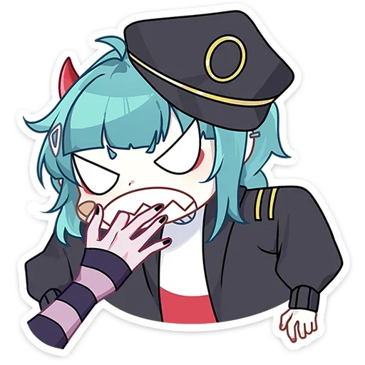 😡 Стикер «Kou Коу» для Telegram