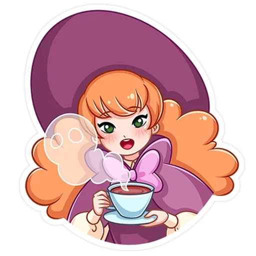 ☕ Стикер «Лаванда без надписей» для Telegram