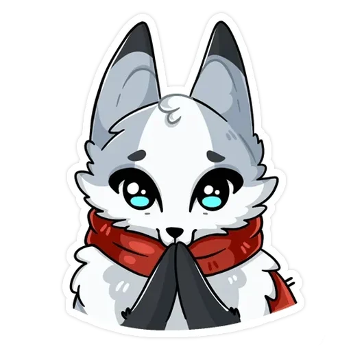 🙏 Стикер «Рейни без надписей» для Telegram