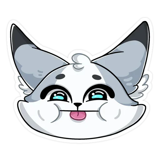 😛 Стикер «Рейни без надписей» для Telegram