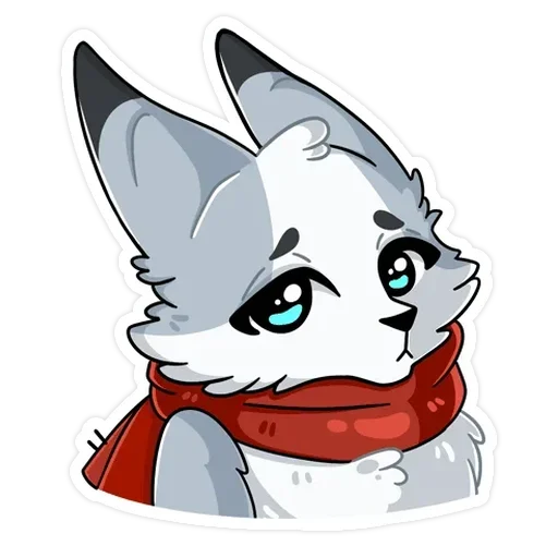 😔 Стикер «Рейни без надписей» для Telegram