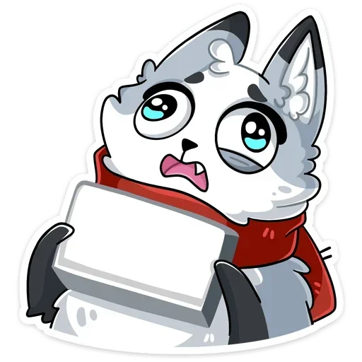 🔝 Стикер «Рейни без надписей» для Telegram