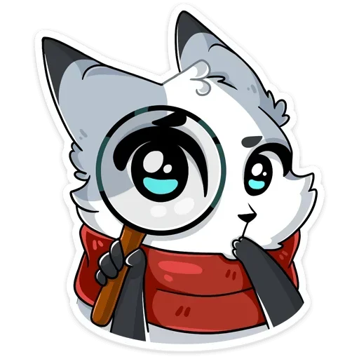 🔍 Стикер «Рейни без надписей» для Telegram