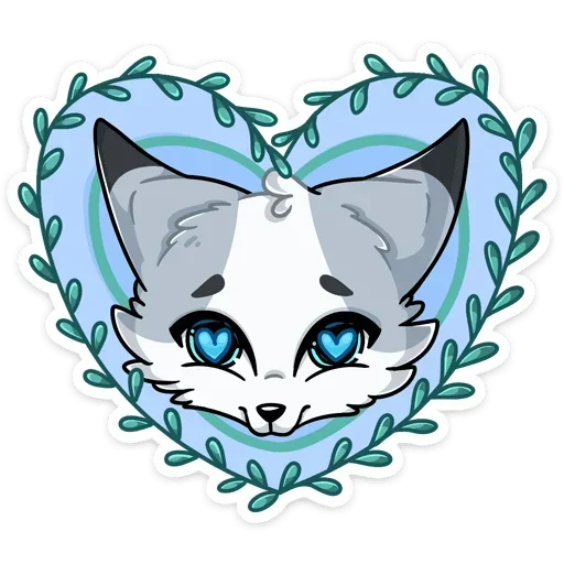 ❤ Стикер «Рейни без надписей» для Telegram