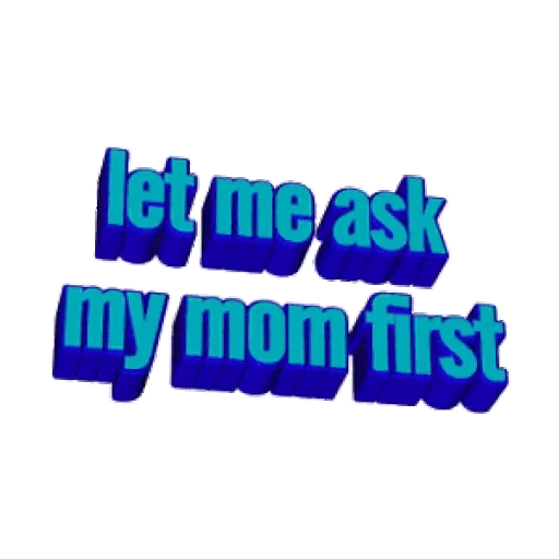 👩‍👦 Стикер «Textmoji and Masks» для Telegram