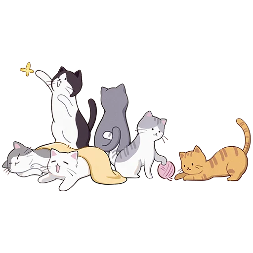 🐱 Стикер «Вечерний Тейват» для Telegram