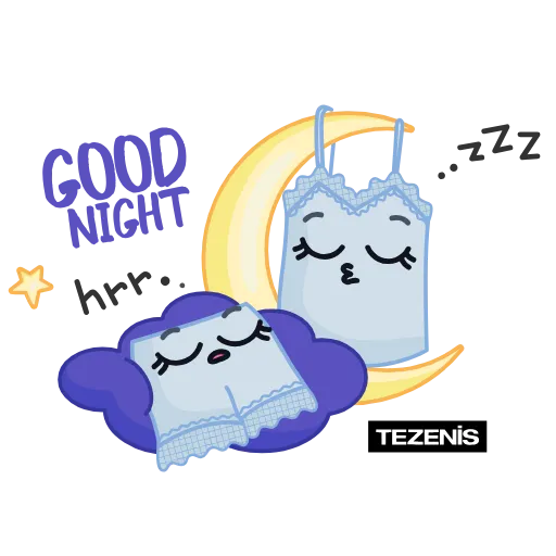 😴 Стикер «Tezenis» для Telegram