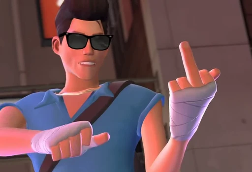 🖕 Стикер «TF2» для Telegram