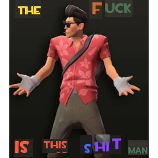 😱 Стикер «TF2 Cringe Memes» для Telegram